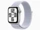 Apple Watch SE 第2世代 (GPSモデル) 40mm シルバー・ブルークラウドスポーツループ [MXEE3J/A]の商品画像
