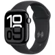 Apple Watch Series 10 (GPSモデル) 46mm ジェットブラック・ブラックスポーツバンド S/M [MWWP3J/A]の商品画像