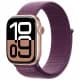 Apple Watch Series 10 (GPSモデル) 42mm ローズゴールド・プラムスポーツループ [MWWK3J/A]の商品画像