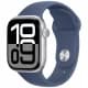 Apple Watch Series 10 (GPSモデル) 46mm シルバー・デニムスポーツバンド S/M [MWWL3J/A]の商品画像