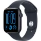 Apple Watch SE 3(GPSモデル)- 44mm アルミニウムケース ミッドナイトアルミニウムケースとネイビーブルースポーツバンド - M/L [MJL94J/A]の商品画像