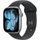 Apple Watch Series 11 (GPSモデル) 46mm スペースグレイアルミニウムケースとブラックスポーツバンド- S/M [MEV04J/A]の商品画像