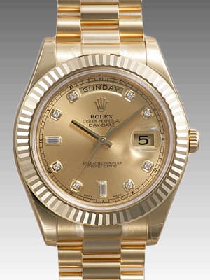 Rolex デイデイト II 218238A イエローゴールド シャンパンの商品画像