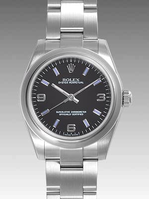 Rolex オイスター パーペチュアル 177200 ステンレス ブラックの商品画像