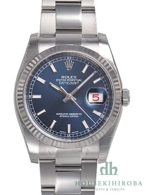 Rolex デイトジャスト 116234 ステンレス・ホワイトゴールド ブルーの商品画像