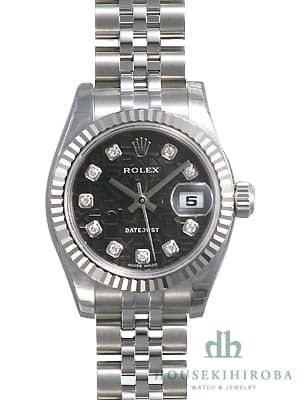 Rolex デイトジャスト 179174G ステンレス・ホワイトゴールド ブラックの商品画像