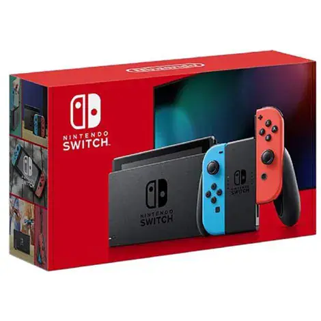 NEW Nintendo Switch ジョイコンネオンブルー ネオンレッド HADSKABAAの商品画像