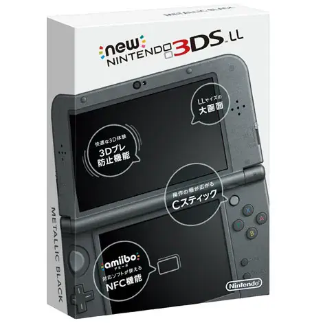 New ニンテンドー3DSLL本体 メタリックブラック REDSVAAAの商品画像
