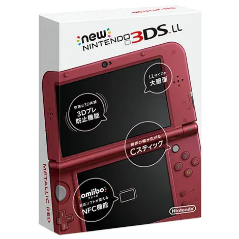 New ニンテンドー3DSLL本体 メタリックレッド REDSRAAAの商品画像