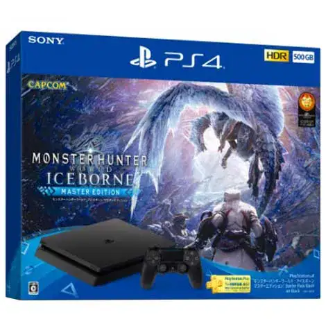 PlayStation4 モンスターハンターワールド:アイスボーン マスターエディション Starter Pack BlackCUHJ-10030の商品画像