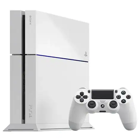 ソニー・インタラクティブエンタテインメント PlayStation 4 (プレイステーション4) グレイシャー・ホワイト 500GB [ゲーム機本体] CUH-1100AB02の商品画像