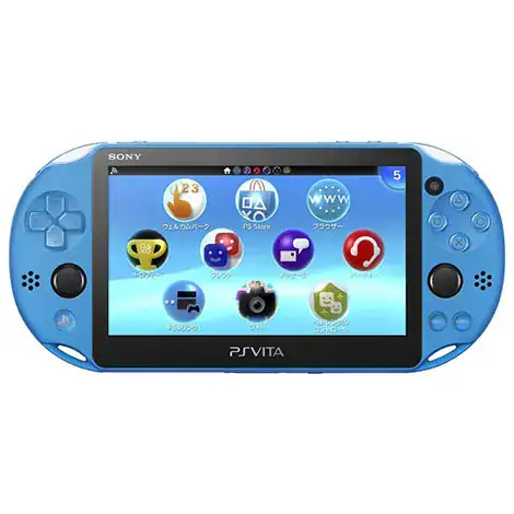 PlayStation Vita本体 Wi-Fiモデル アクア・ブルー PCH-2000ZA23の商品画像