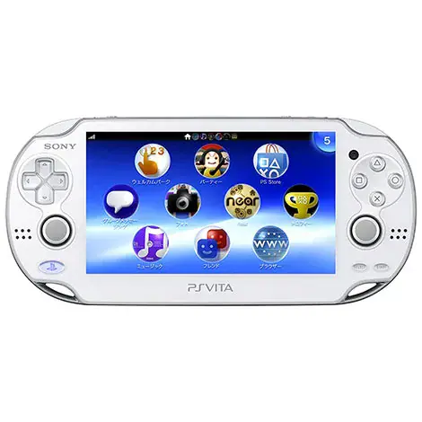 PlayStation Vita 3G/Wi-Fiモデル PCH-1100AB02 クリスタル・ホワイト (限定版)の商品画像