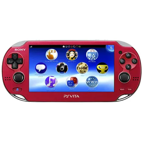 PlayStation Vita 3G/Wi-Fiモデル PCH-1100AB03 コズミック・レッド (限定版)の商品画像