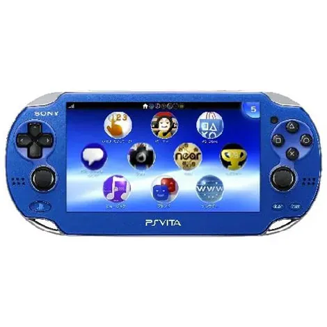PlayStation Vita 3G/Wi-Fiモデル PCH-1100AB04 サファイア・ブルー (限定版)の商品画像