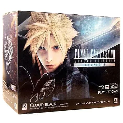 PlayStation3 160GB FINAL FANTASY VII ADVENT CHILDREN COMPLETE“Cloud Black” +「FINAL FANTASY XIII」Trial Version Set ACCP34031の商品画像