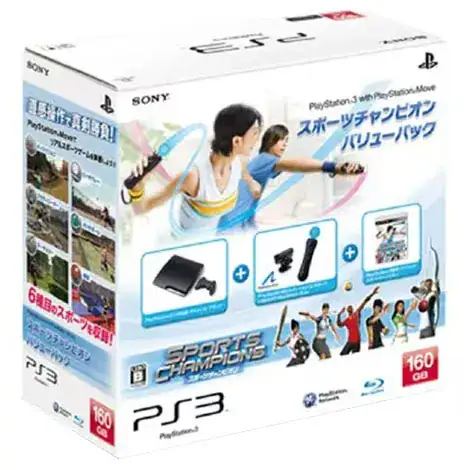 PlayStation3 160GB with PlayStation Move スポーツチャンピオン バリューパック CEJH10015の商品画像