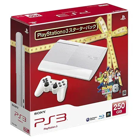 PlayStation3 250GB クラシックホワイト みんなのGOLF6同梱スターターパック CEJH10023の商品画像