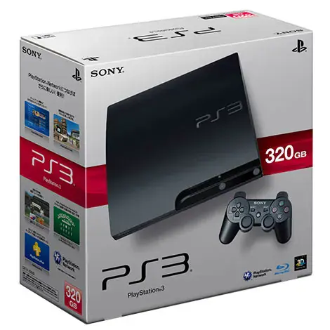 プレイステーション3 PlayStation3 HDD320GB チャコール・ブラック(CECH-3000B)の商品画像