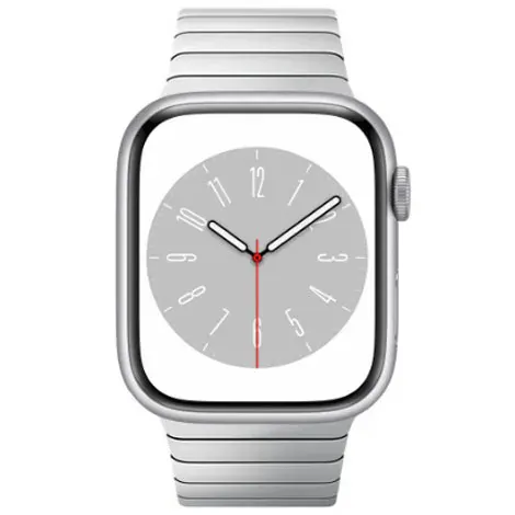 Apple Watch Series8 45mm GPS アルミニウムケース/シルバーリンクブレスレットの商品画像