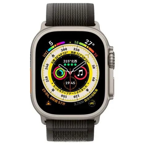 Apple Watch Ultra 49mm GPS+Cellular チタニウムケース/トレイルループの商品画像