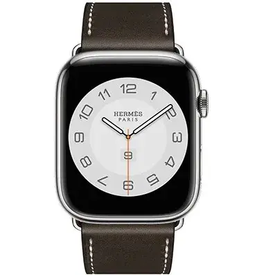 Apple Watch Hermes Series7 45mm GPS+Cellular ステンレススチールケース/シンプルトゥールディプロイアントバックルレザーストラップの商品画像