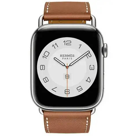 Apple Watch Hermes Series7 45mm GPS+Cellular ステンレススチールケース/アトラージュ・シンプルトゥールレザーストラップの商品画像