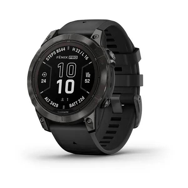 fenix 7 Pro Sapphire Dual Power 010-02777-52 Ti Carbon Gray DLC/Blackの商品画像