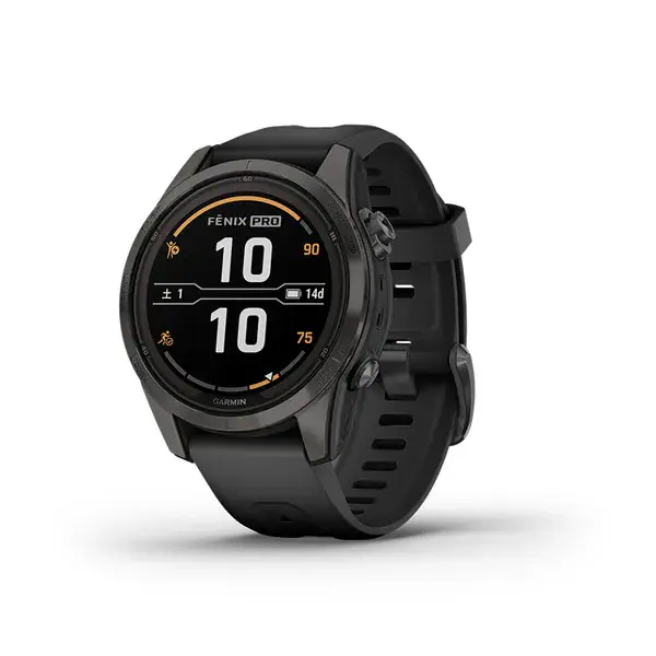 fenix 7S Pro Sapphire Dual Power 010-02776-52 Ti Carbon Gray/Blackの商品画像