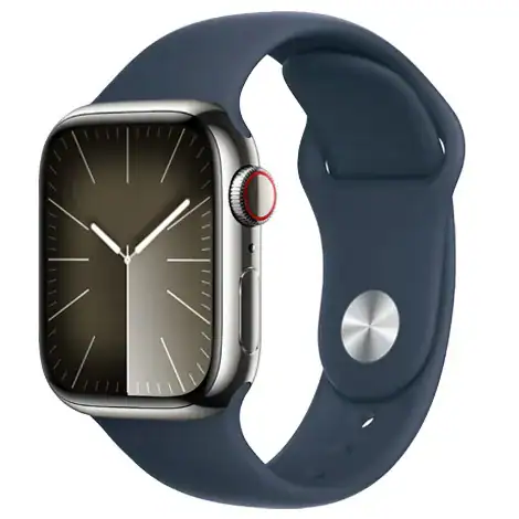 Apple Watch Series9 41mm GPS+Cellular ステンレススチール/スポーツバンドの商品画像