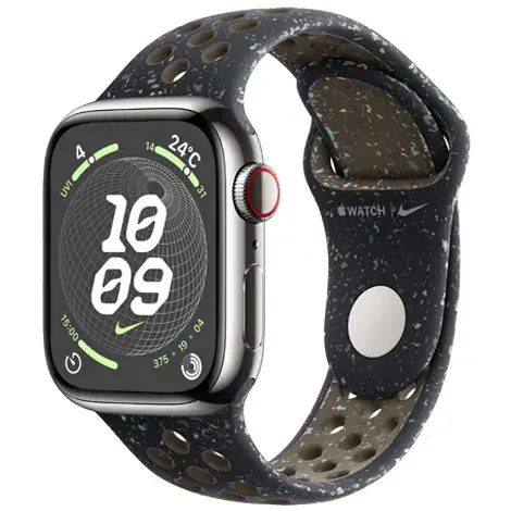 Apple Watch Series9 41mm GPS+Cellular ステンレススチール/Nikeスポーツバンドの商品画像