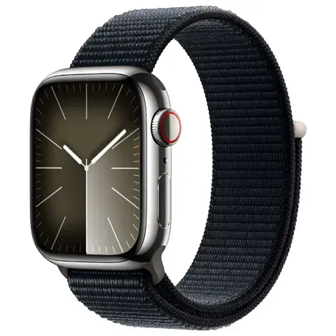 Apple Watch Series9 41mm GPS+Cellular ステンレススチール/スポーツループの商品画像
