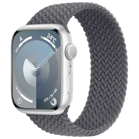 Apple Watch Series9 45mm GPS アルミニウムケース/ブレイデッドソ‍ロ‍ル‍ー‍プの商品画像