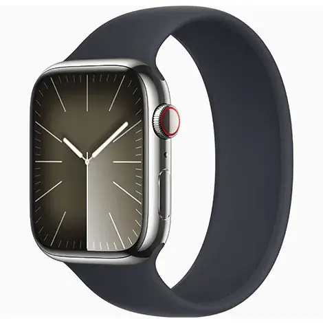 Apple Watch Series9 45mm GPS+Cellular ステンレススチール/ソロループの商品画像