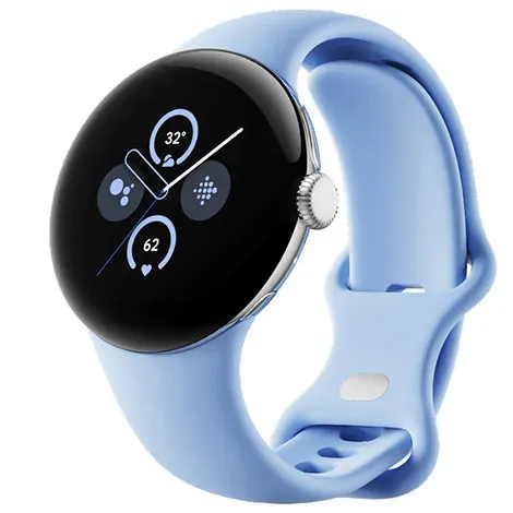 Pixel Watch 2 Wi-Fiモデル GA05032-GB Polished Silver アルミケース/ベイ アクティブ バンドの商品画像