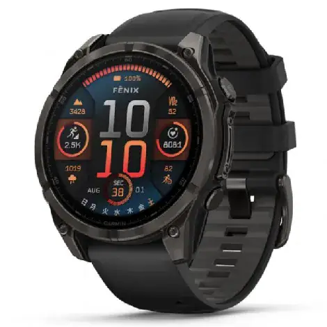 fenix 8 Sapphire AMOLED 47mm 010-02904-27 Ti Carbon Gray DLC/Blackの商品画像