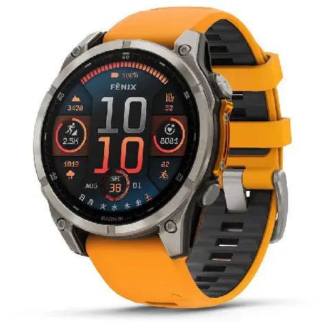 fenix 8 Sapphire AMOLED 47mm 010-02904-17 Ti/Orangeの商品画像