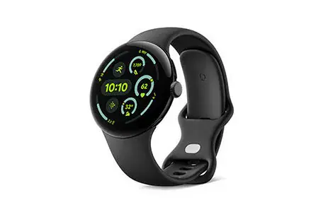 Pixel Watch 3 LTEモデル 45mm GA05773-US マットブラック アルミケース/オブシディアン アクティブバンドの商品画像