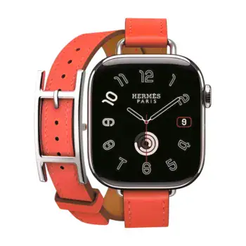 Apple Watch Hermes Series10 42mm GPS+Cellular チタニウムケース/アピ・アトラージュドゥブルトゥールレザーストラップの商品画像