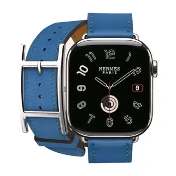 Apple Watch Hermes Series10 42mm GPS+Cellular チタニウムケース/アピ・ドゥブルトゥールレザーストラップの商品画像
