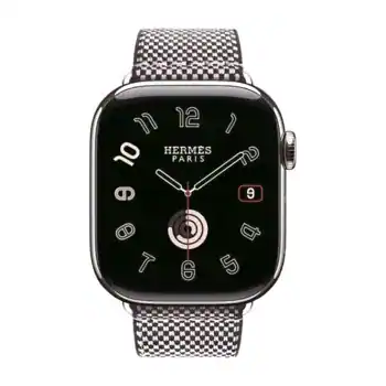 Apple Watch Hermes Series10 42mm GPS+Cellular チタニウムケース/トワルH・シンプルトゥールストラップの商品画像