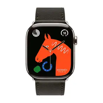 Apple Watch Hermes Series10 46mm GPS+Cellular チタニウムケース/シンプルトゥールレザーストラップの商品画像