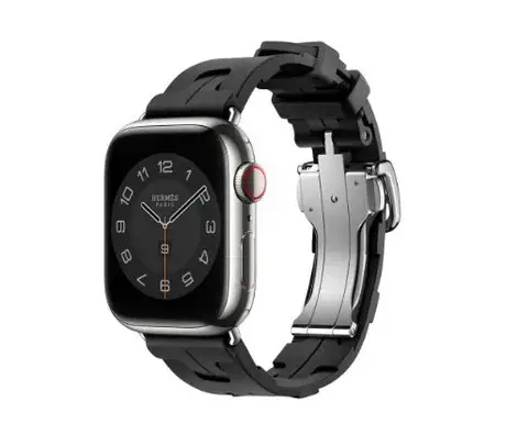 Apple Watch Hermes Series9 41mm GPS + Cellular ステンレススチール/キリム・シ‍ンプルトゥールストラップの商品画像