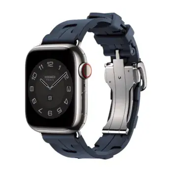 Apple Watch Hermes Series9 41mm GPS + Cellular ステンレススチール/キリム・シ‍ンプルトゥールディプロイアントバックルの商品画像