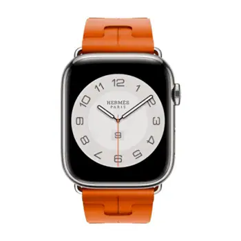 Apple Watch Hermes Series9 45mm GPS + Cellular ステンレススチール/キリム・シ‍ンプルトゥールストラップの商品画像