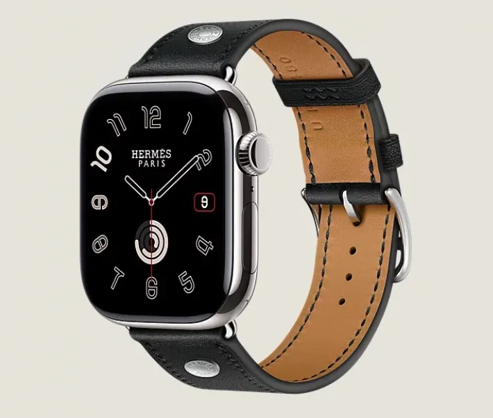 Apple Watch Hermes Series11 42mm GPS+Cellular チタニウムケース/クルー・ド・セル・シンプルトゥールレザーストラップの商品画像