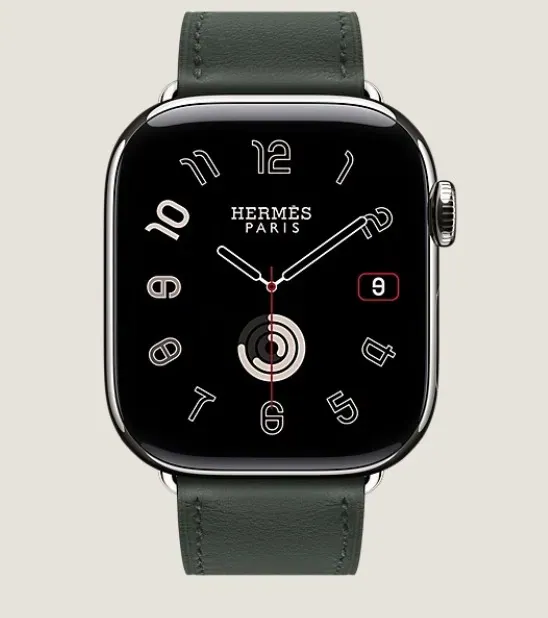 Apple Watch Hermes Series11 42mm GPS+Cellular チタニウムケース/シンプルトゥールレザーストラップの商品画像