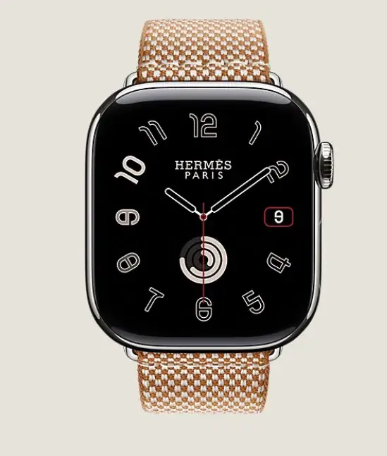 Apple Watch Hermes Series11 42mm GPS+Cellular チタニウムケース/トワルH・シンプルトゥールストラップの商品画像