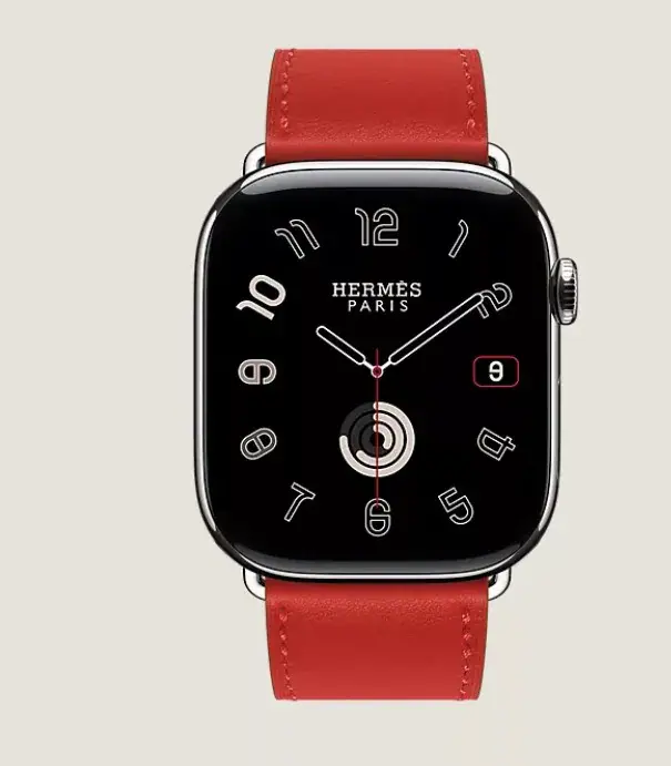 Apple Watch Hermes Series11 46mm GPS+Cellular チタニウムケース/シンプルトゥールレザーストラップの商品画像