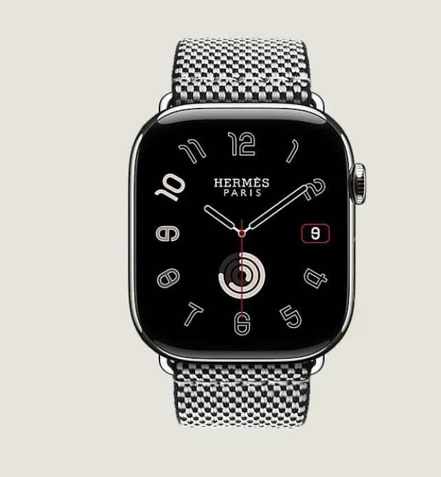 Apple Watch Hermes Series11 46mm GPS+Cellular チタニウムケース/トワルH・シンプルトゥールストラップの商品画像